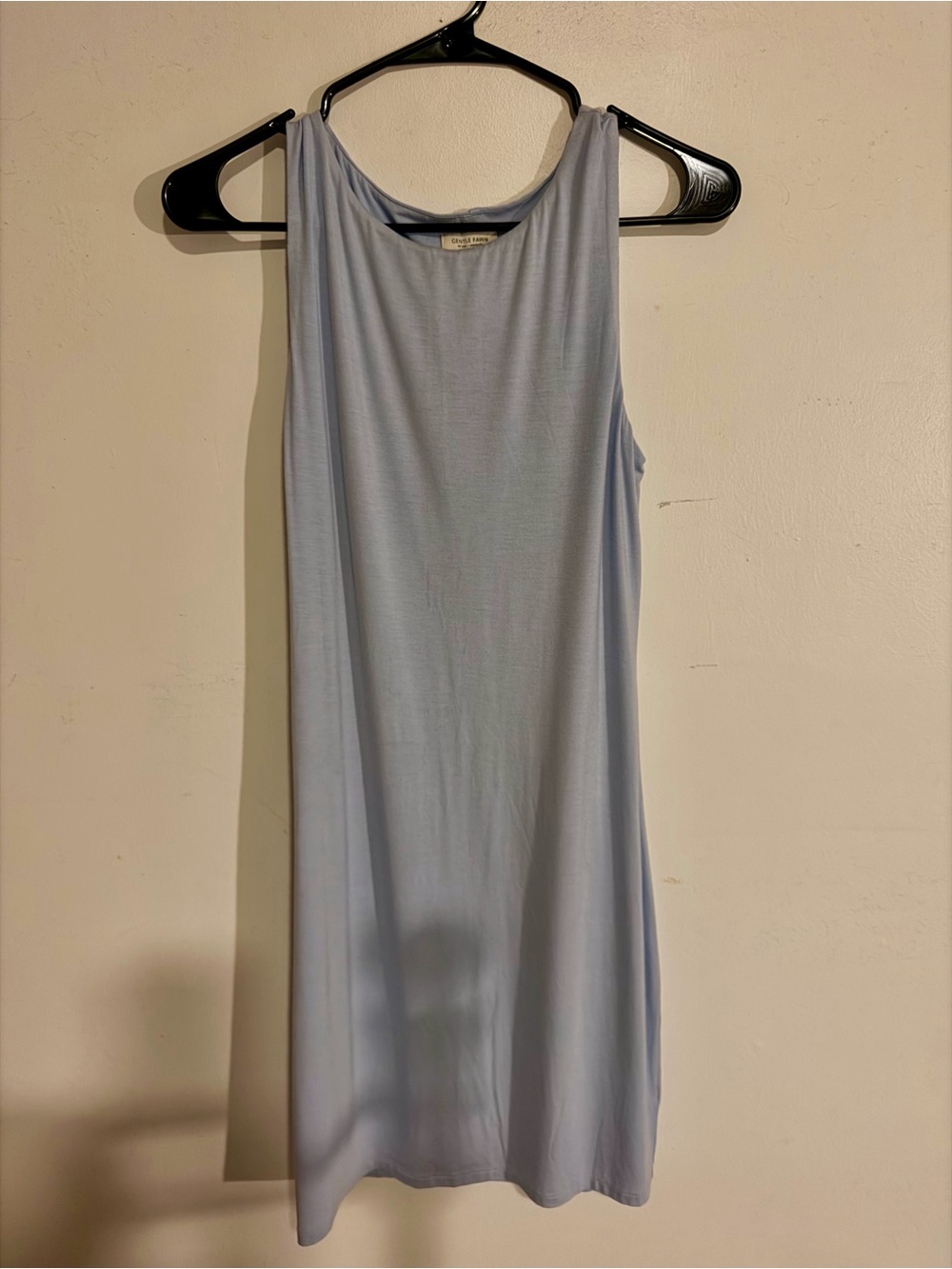 Gentle Fawn Light Blue Sleeveless Shift Dress